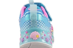 Skechers Velcro | Lights<Mermaid Dreams 303060L Girls Trainers Blue Multi