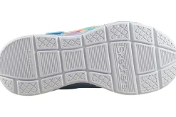 Skechers Velcro | Lights<Mermaid Dreams 303060L Girls Trainers Blue Multi