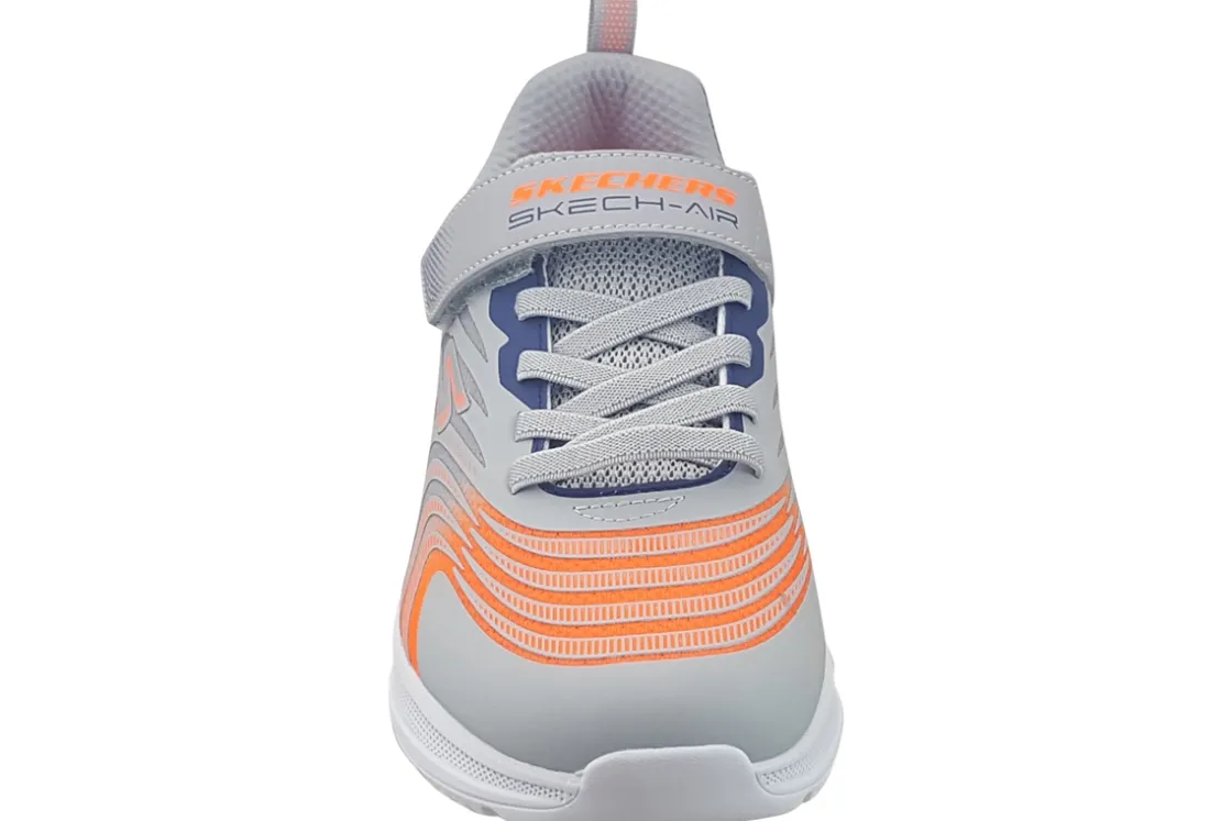 BOY Skechers Velcro | Boys Trainers<Microspec Max Advance Vortivox 403938L Boys Sports Trainers