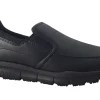 Women Skechers Womens Sports<Nampa Annod 77236EC Womens Slip Resistant Sports Trainers