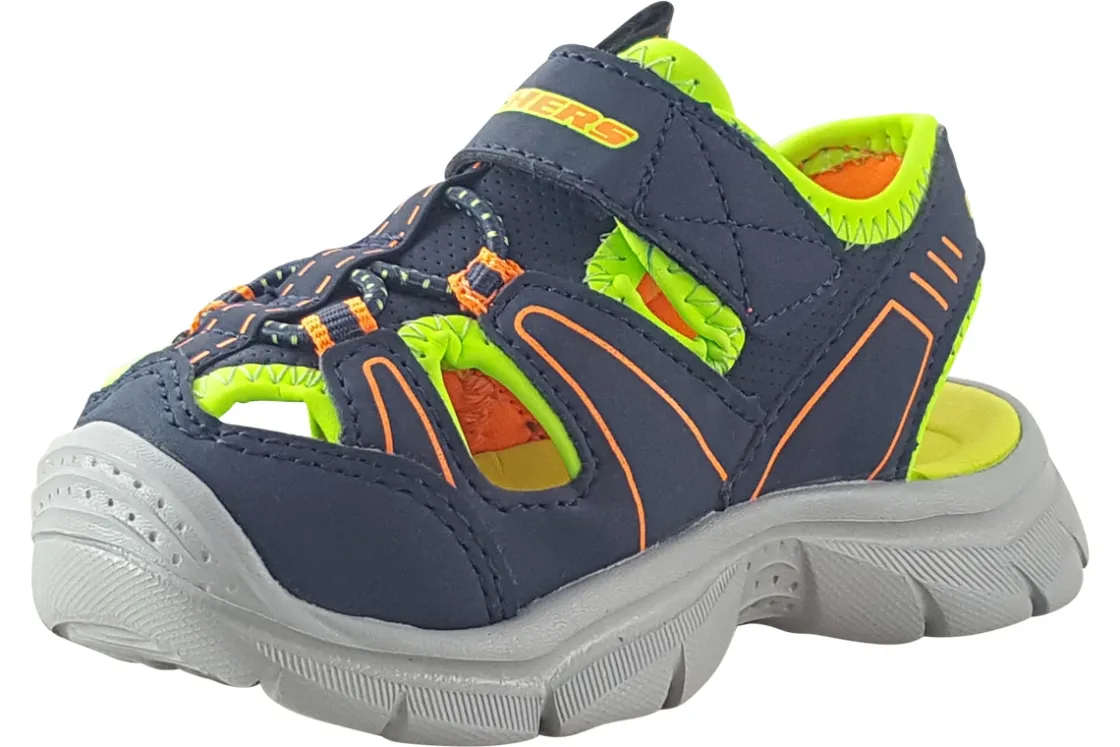 BOY Skechers Velcro | Washable<Relix-Valder Inf 406520N Boys Sandals