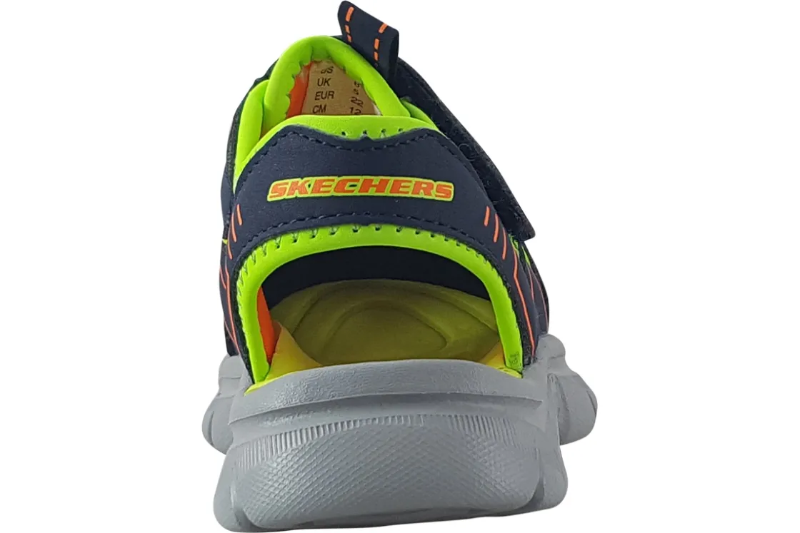 BOY Skechers Velcro | Washable<Relix-Valder Inf 406520N Boys Sandals