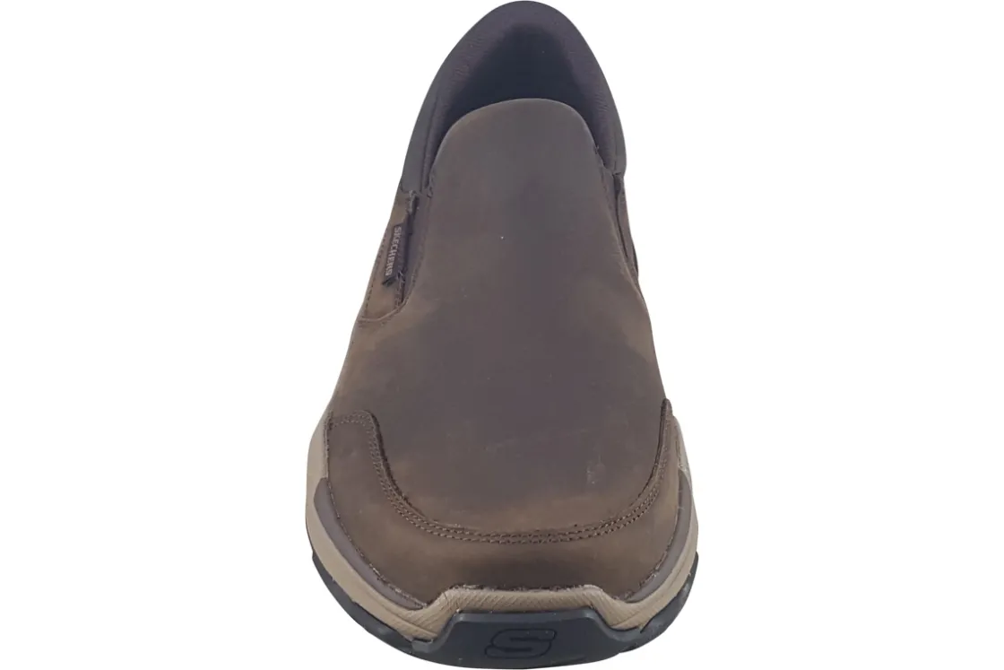 Skechers Mens Shoes<Respected 204480 Mens Leather Slip-on Shoes