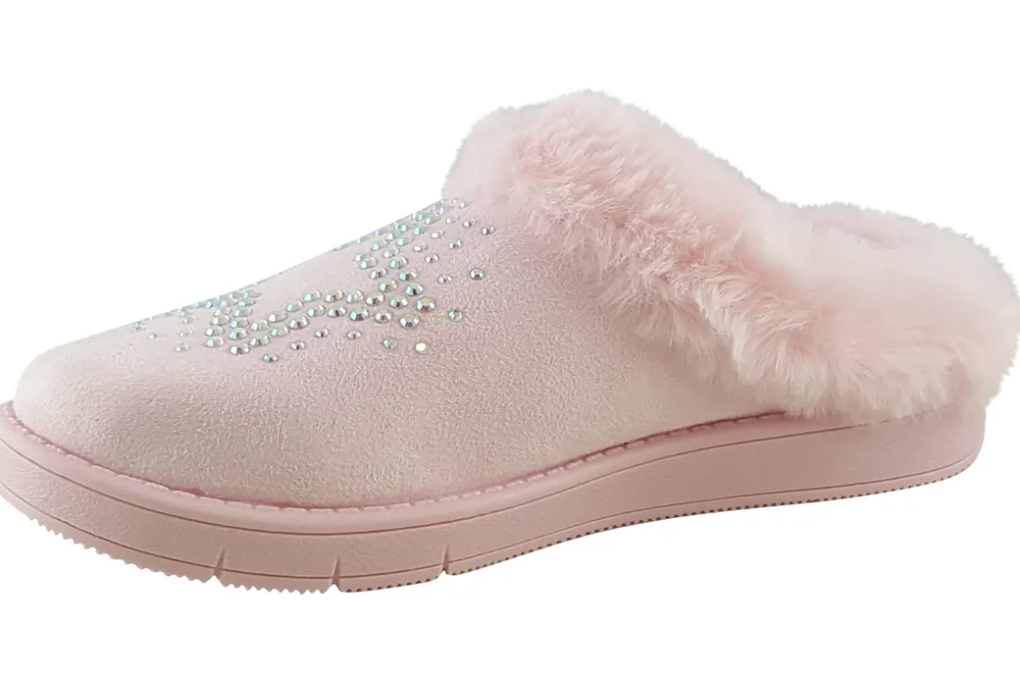 Skechers Slip-On | Warm Lined<Sleepy Slides 302943L Girls Slippers