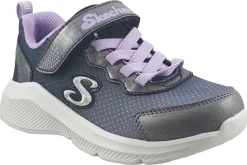 Skechers Velcro | Girls Trainers<Sole Swifters 303579L Girls Sports Trainers