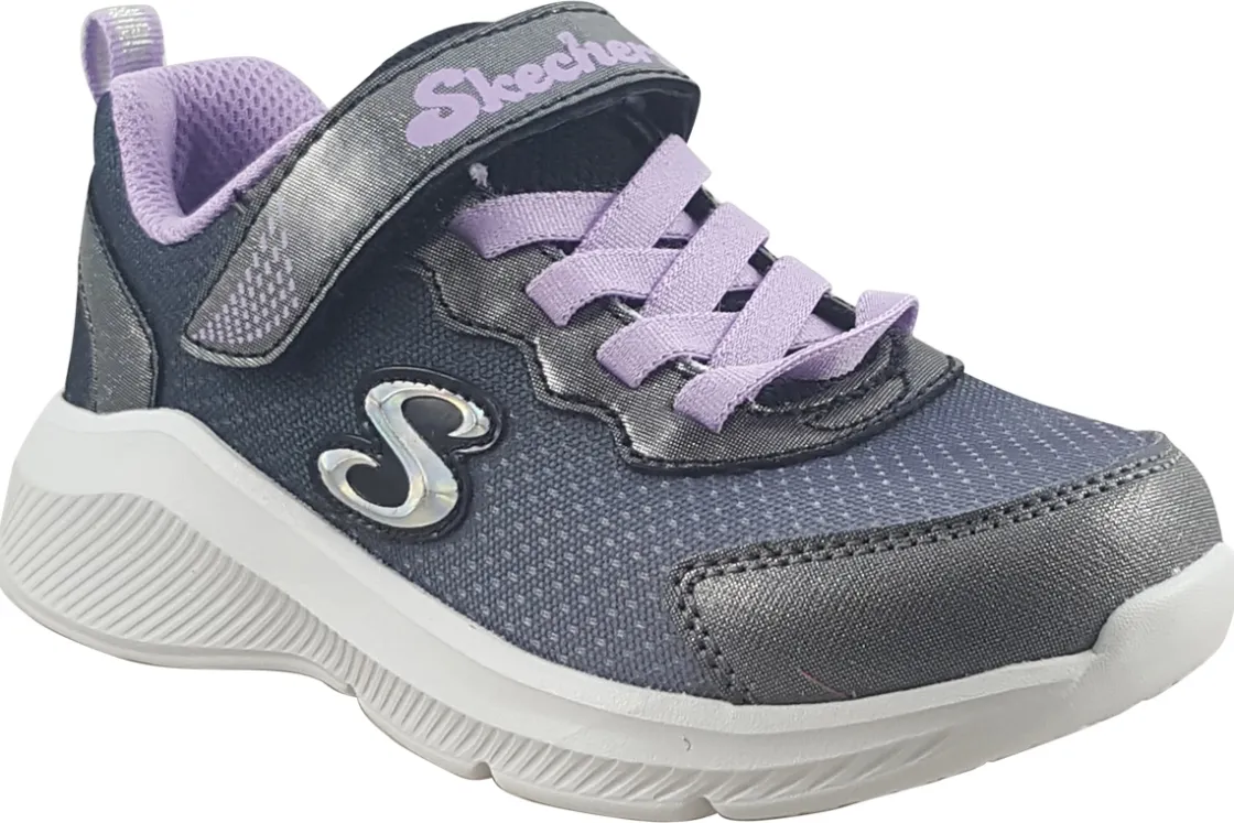 Skechers Velcro | Girls Trainers<Sole Swifters 303579L Girls Sports Trainers