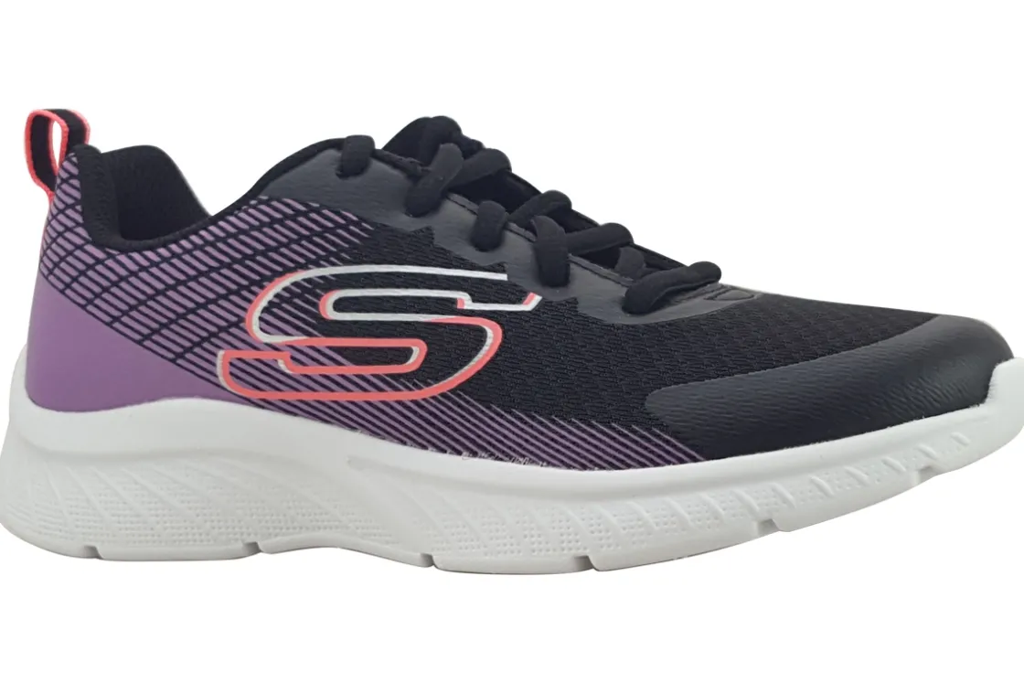 Skechers Laced | Washable<SummerSprint Micro 303608L Girls Sports Trainers