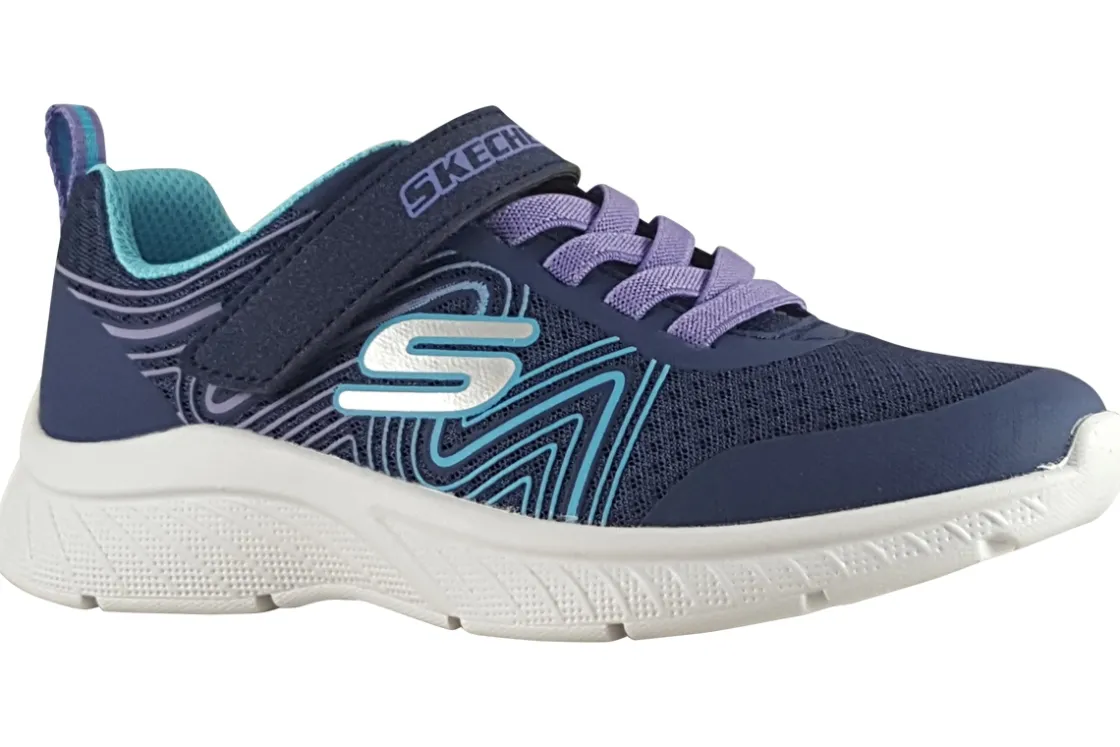 Skechers Velcro | Girls Trainers<Swirl Sweet 303535L Girls Sports Trainers