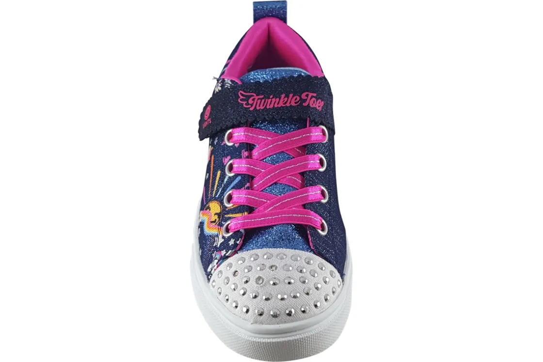 Skechers Velcro | Lights<Unicorn Sunshine 314802L Girls Shoes