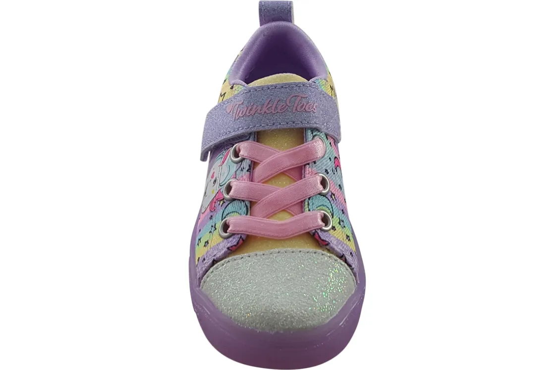 Skechers Velcro | Lights<Unicorn Twinkle 314783L Girls Shoes