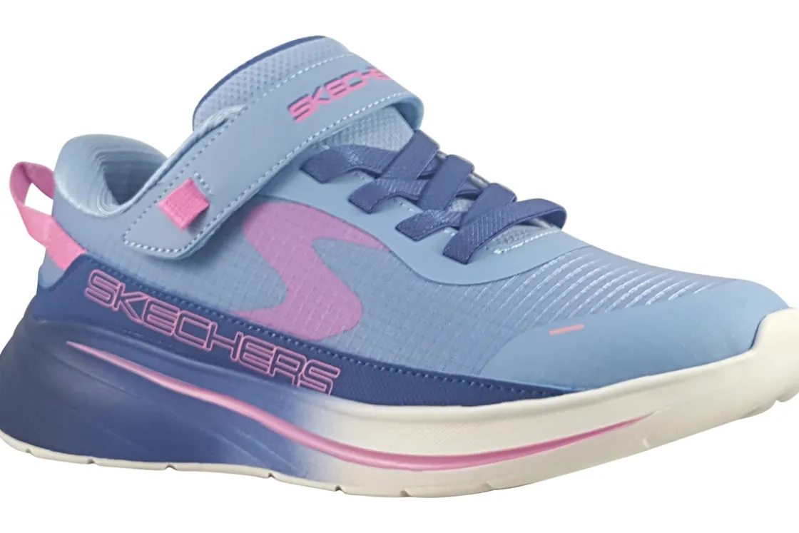 Skechers Velcro | Girls Trainers<Wave 92 Velcro 303571L Girls Sports Trainers