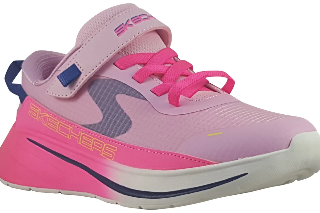 Skechers Velcro | Girls Trainers<Wave 92 Velcro 303571L Girls Sports Trainers