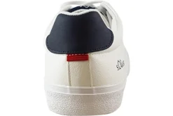 S.Oliver Mens Shoes | Plain Toe<Andre 13606-38 Mens Leather Fashion Trainers