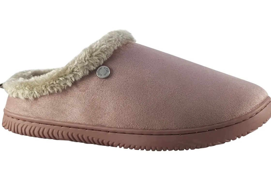 Women S.Oliver Womens Slippers<Night-Time 27101-41 Womens Suede Effect Slippers