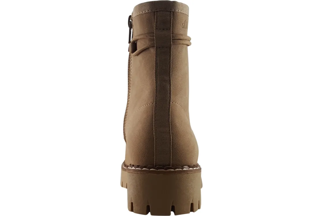 Women S.Oliver Womens Boots<Paula 25213-41 Womens Suede Effect Ankle Boots