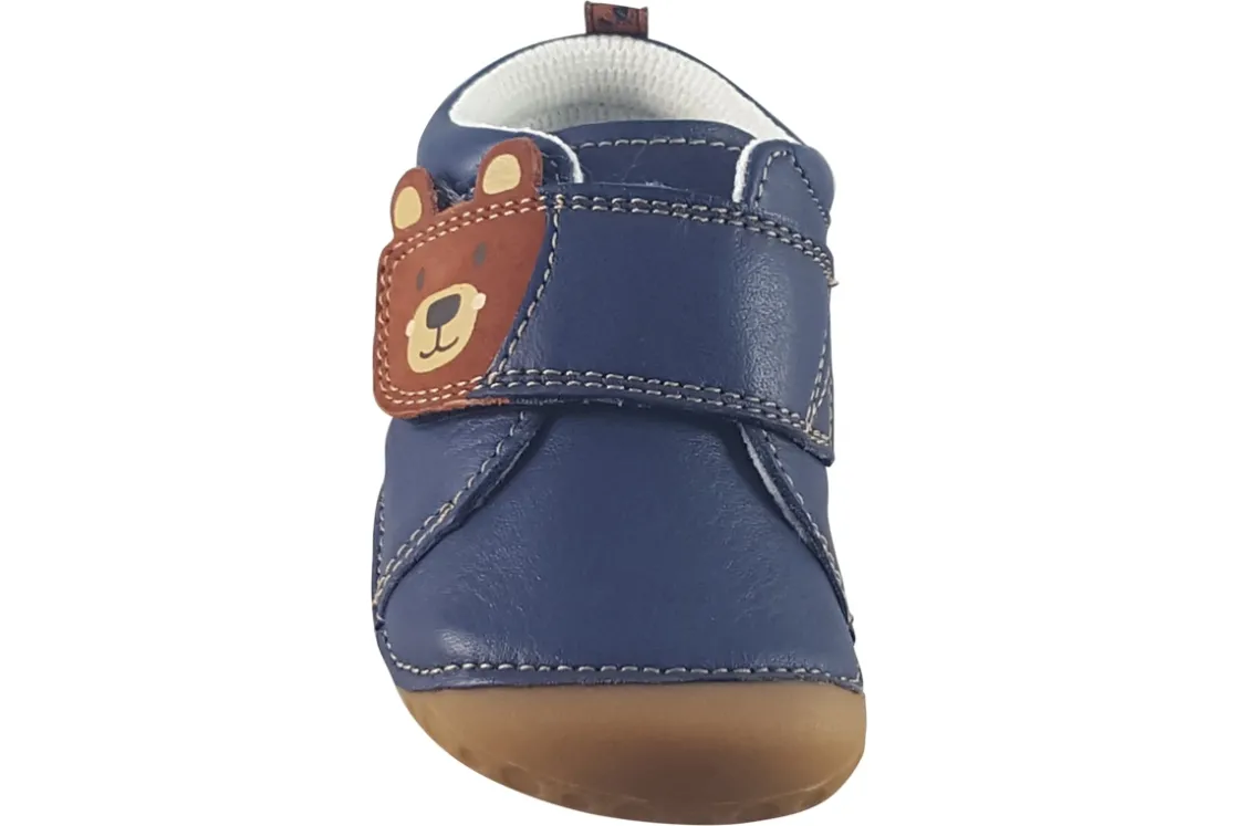 BOY Start-rite Velcro | Boys First Shoes<Bear Hug 0824-9 Boys Leather First Shoes