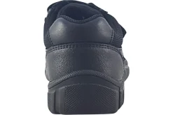 BOY Start-rite Junior Boys | Velcro<Chance 2807-7 Black Boys Leather School Shoes