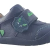BOY Start-rite Velcro | Boys First Shoes<Dino Foot 0829-9 Boys Leather First Shoes