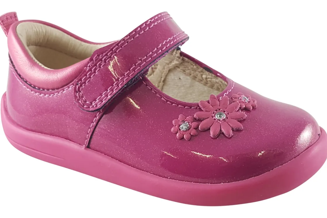 Start-rite Velcro | Girls First Shoes<Fairytale 0780-9 Girls Leather Patent First Shoes