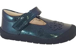Start-rite Velcro | Girls First Shoes<First Mia 0743 (F Fit) Girls Leather Patent First Shoes