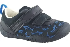 BOY Start-rite Velcro | Podiatrist Approved<Little Fin 0777 (G Fit) Boys Nubuck First Shoes