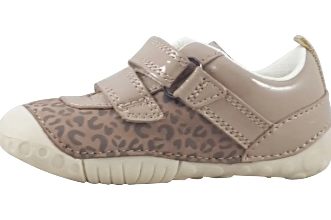 Start-rite Velcro | Girls First Shoes<Little Smile G 0823-24 Girls Leather Shoes Taupe