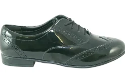 Start-rite Junior Girls | Senior Girls<Matilda 7332 Black Girls Leather School Shoes
