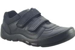 BOY Start-rite Velcro | Junior Boys<Rhino Warrior 8237 Boys Leather School Shoes