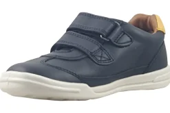 BOY Start-rite Velcro | Boys Shoes<Roundabout 1707-19 Boys Leather Fashion Trainers Navy