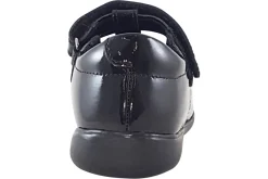 Start-rite Velcro | Junior Girls<Starjump BTS 2801-3 Black Girls Leather Patent School Shoes