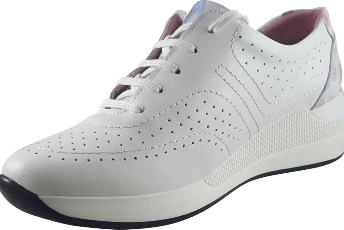 Women Suave Womens Fashion Trainers<Janis 6045 EE (Wide Fit) Womens Leather Fashion Trainers