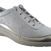 Women Suave Womens Fashion Trainers<Juno 6028 E (Wide Fit) Womens Leather Fashion Trainers