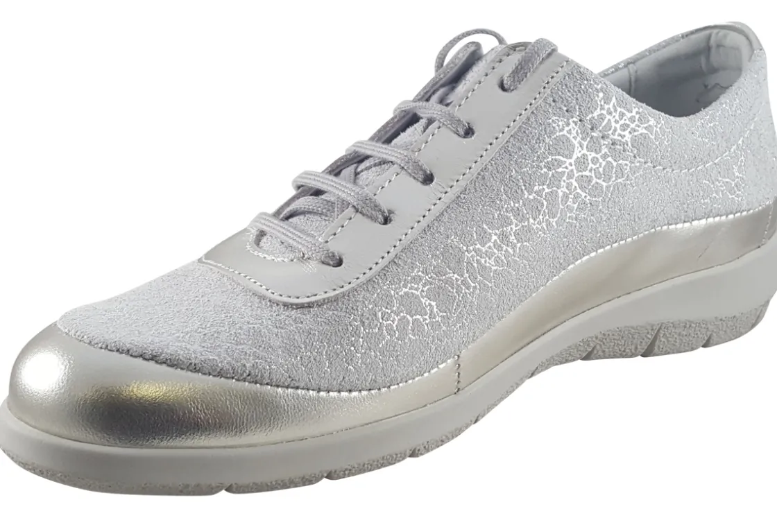 Women Suave Womens Fashion Trainers<Juno 6028 E (Wide Fit) Womens Leather Fashion Trainers