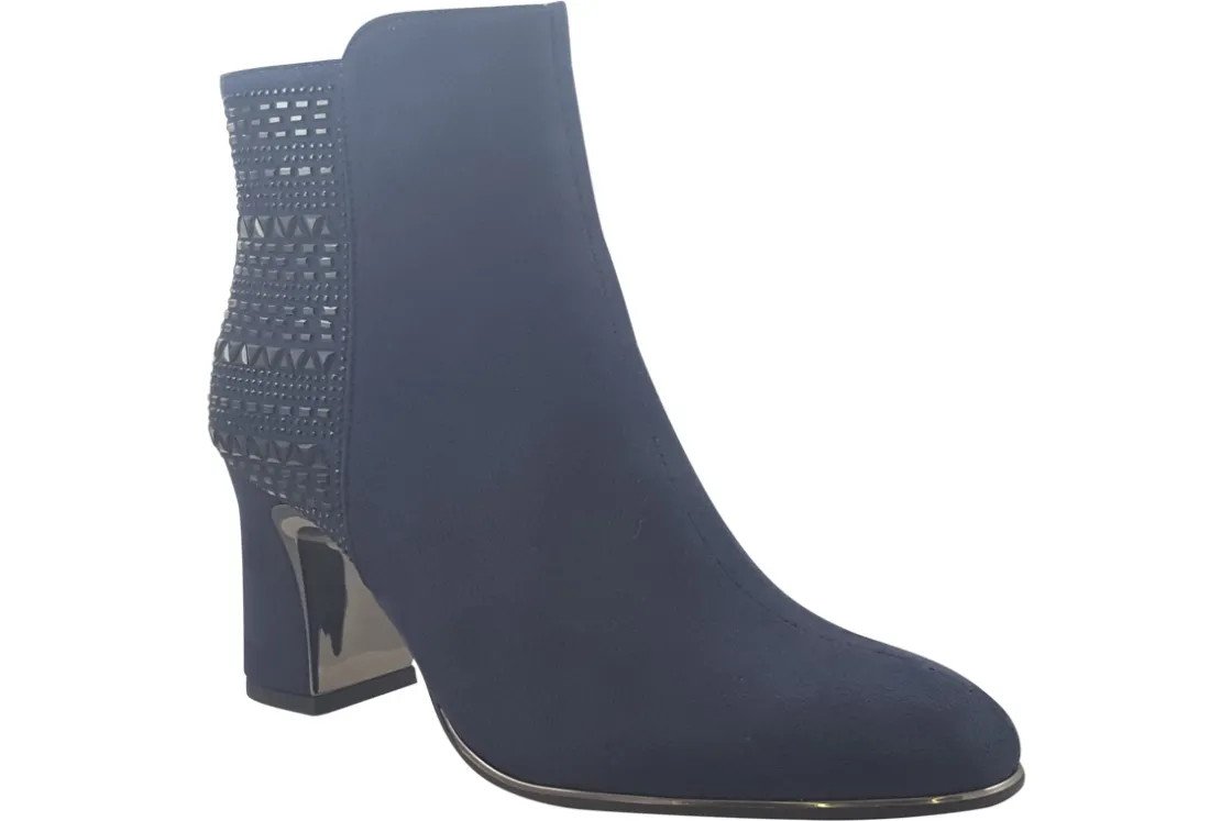 Women Susst Womens Boots<Dazzle 24 Womens Suede Effect Ankle Boots