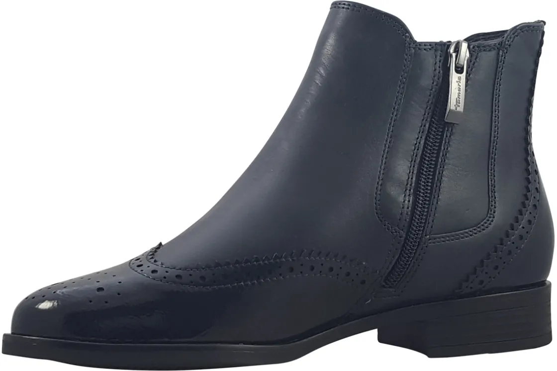 Women Tamaris Womens Boots<Dolly 25347-43 Womens Leather Chelsea Boot