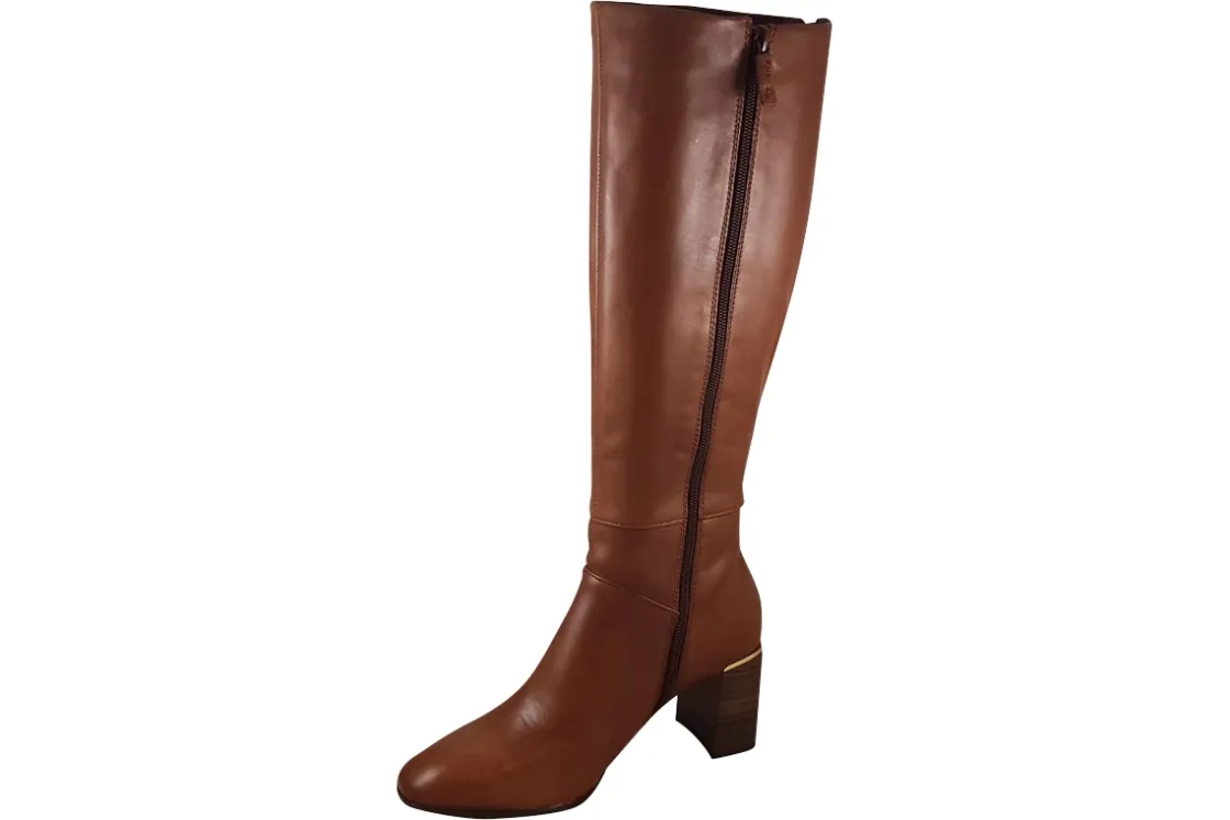 Women Tamaris Womens Boots<Drifter 25504-29 Womens Leather Long Leg Boots