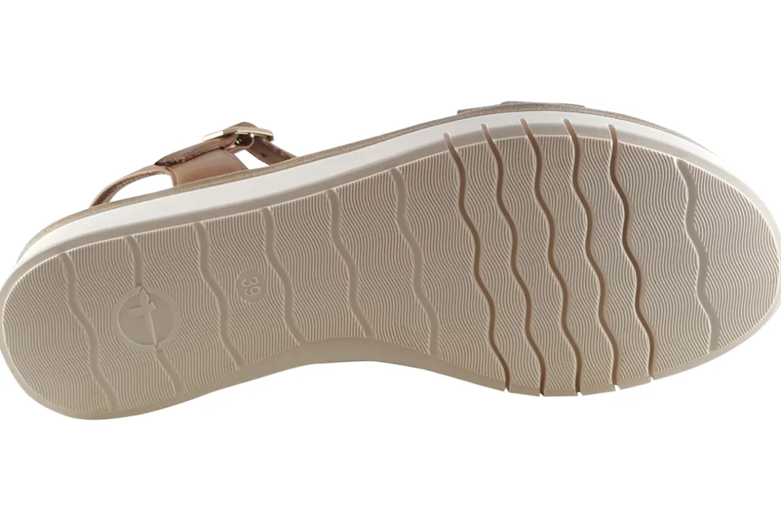 Women Tamaris Womens Sandals<Grace 28216-42 Womens Leather Sandals