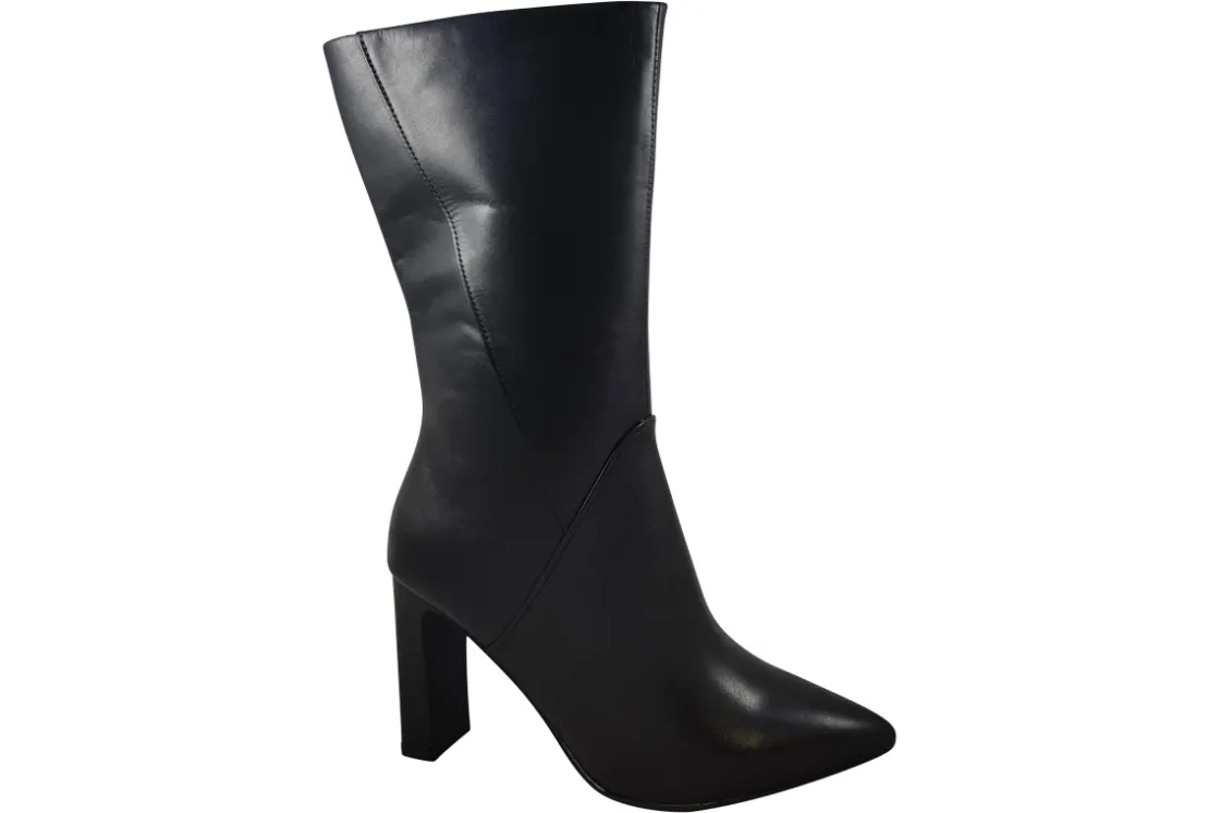 Women Tamaris Womens Boots<Larenza 25349-29 Womens Leather Mid Calf Boots