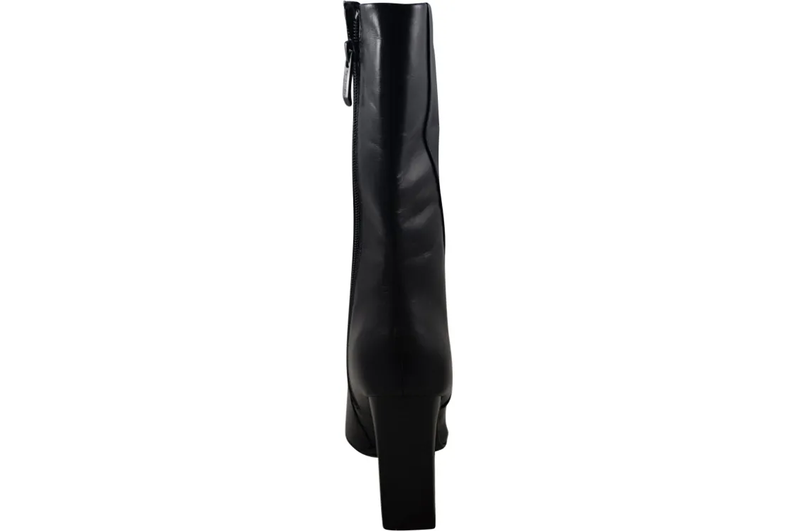 Women Tamaris Womens Boots<Larenza 25349-29 Womens Leather Mid Calf Boots