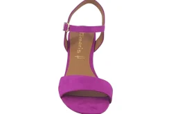Women Tamaris Womens Sandals<Louise-3 28028-42 Womens Suede Leather Sandals