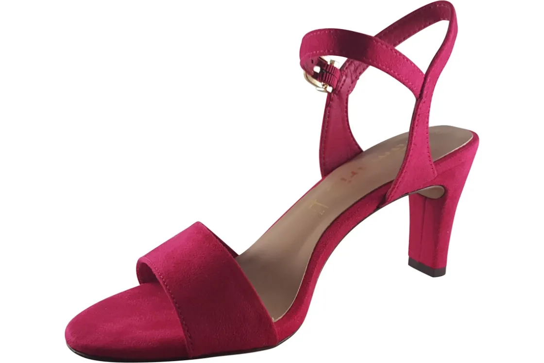 Women Tamaris Womens Sandals<Louise-3 28028-42 Womens Suede Leather Sandals