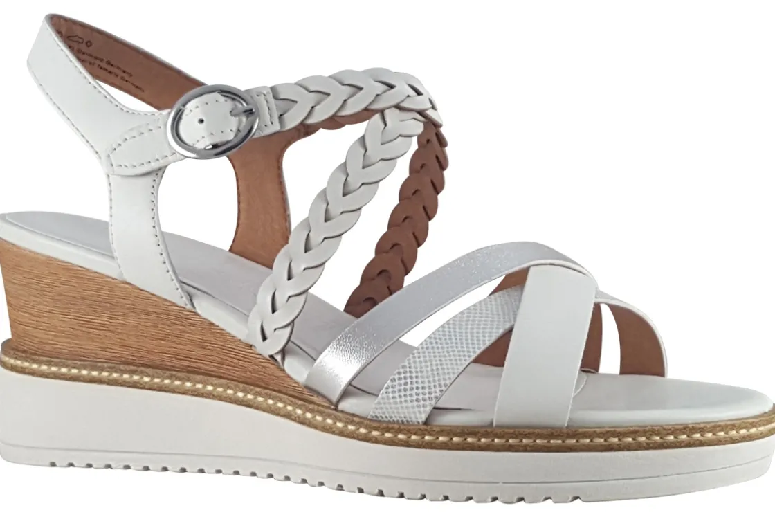 Women Tamaris Womens Sandals<Pamela 28220-42 Womens Leather Sandals