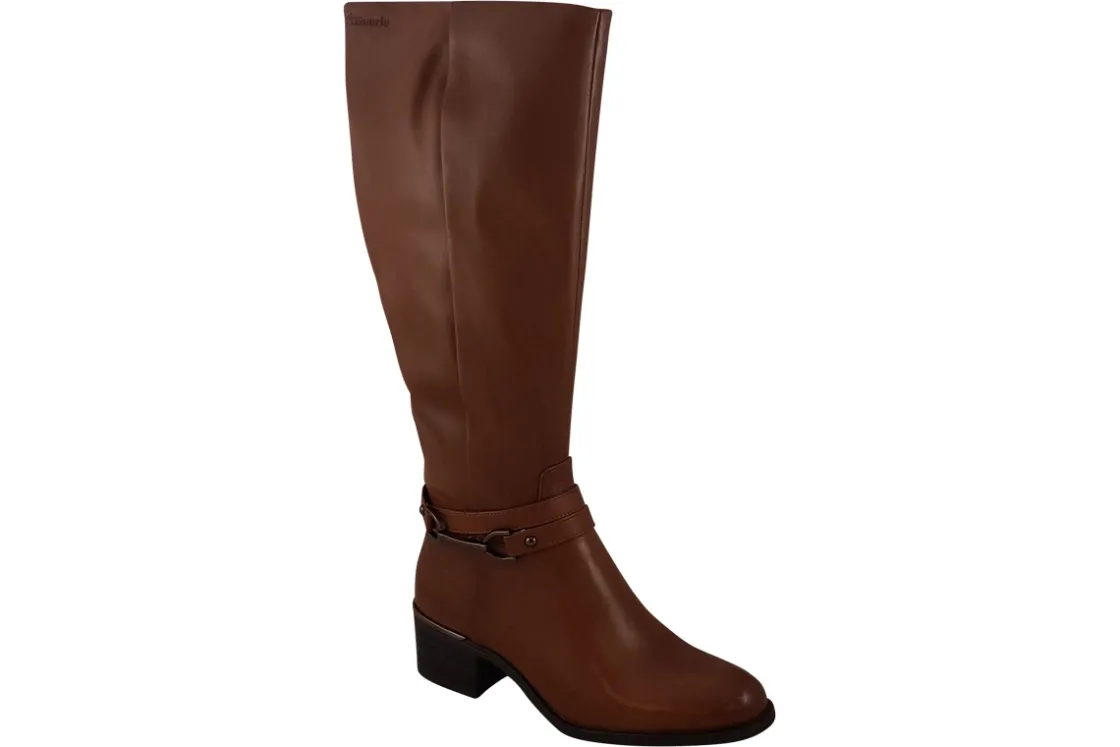 Women Tamaris Womens Boots<Pom-Pom 25501-29 Womens Leather Boots