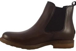 Women Tamaris Womens Boots<Prune 25056 Womens Leather Chelsea Boots