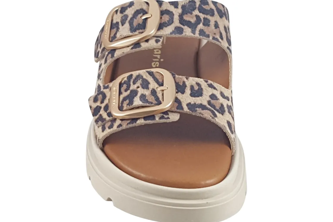 Women Tamaris Womens Sandals<Tress 27239-42 Womens Leather Mule