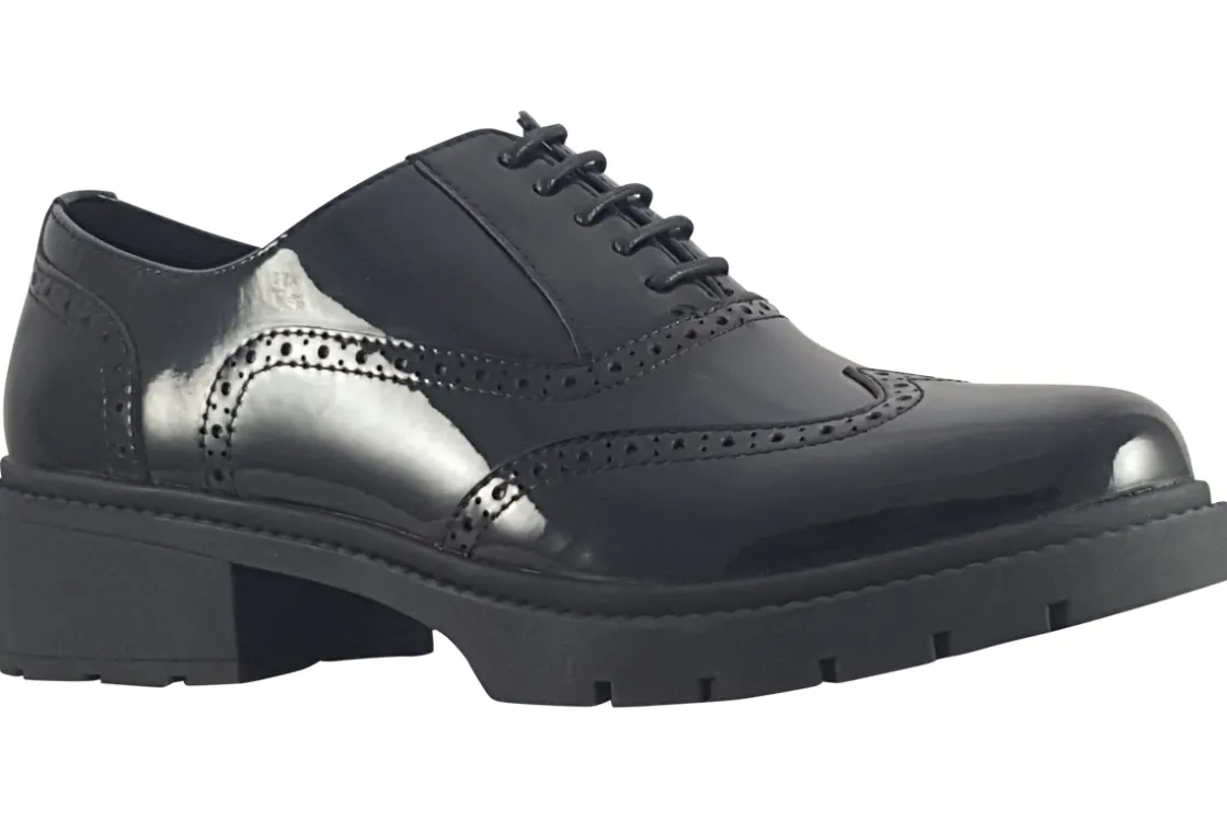 TEDS Junior Girls | Senior Girls<Aston Girls Leather School Shoes
