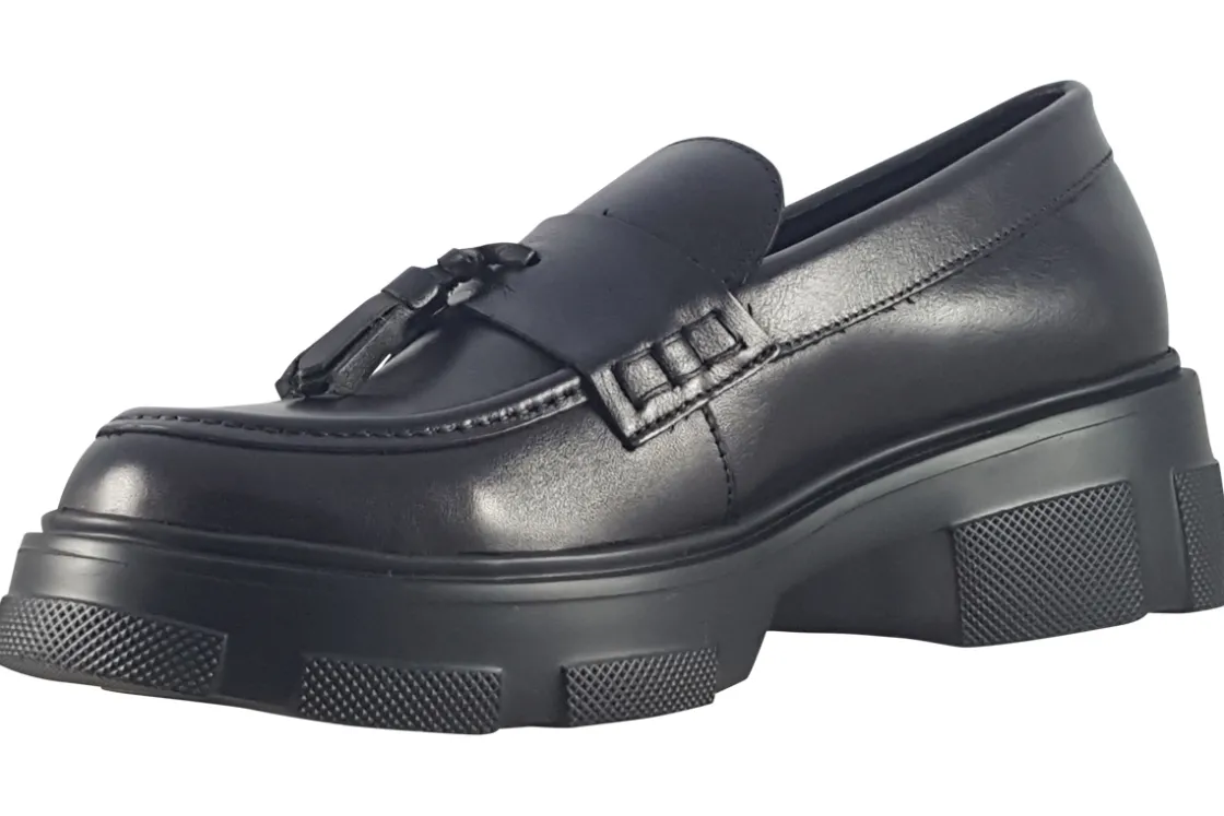 TEDS Junior Girls | Senior Girls<Leeds Girls Black Leather School Shoes