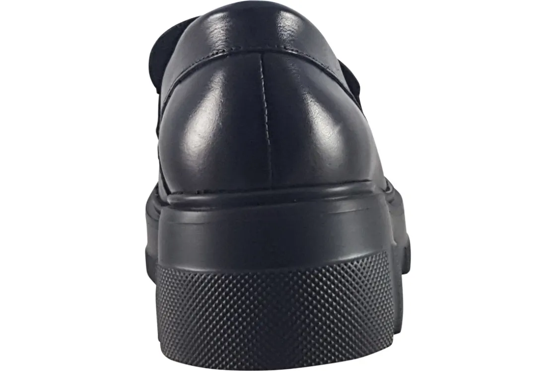 TEDS Junior Girls | Senior Girls<Leeds Girls Black Leather School Shoes