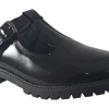Term Footwear Senior Girls | Junior Girls<Emily Black Girls Leather School Shoes