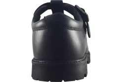 Term Footwear Senior Girls | Junior Girls<Emily Black Girls Leather School Shoes